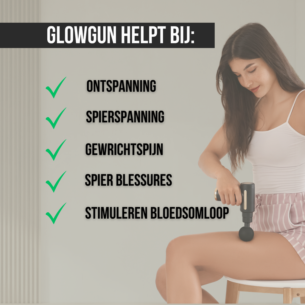 Glow Massage Gun - By Bersako