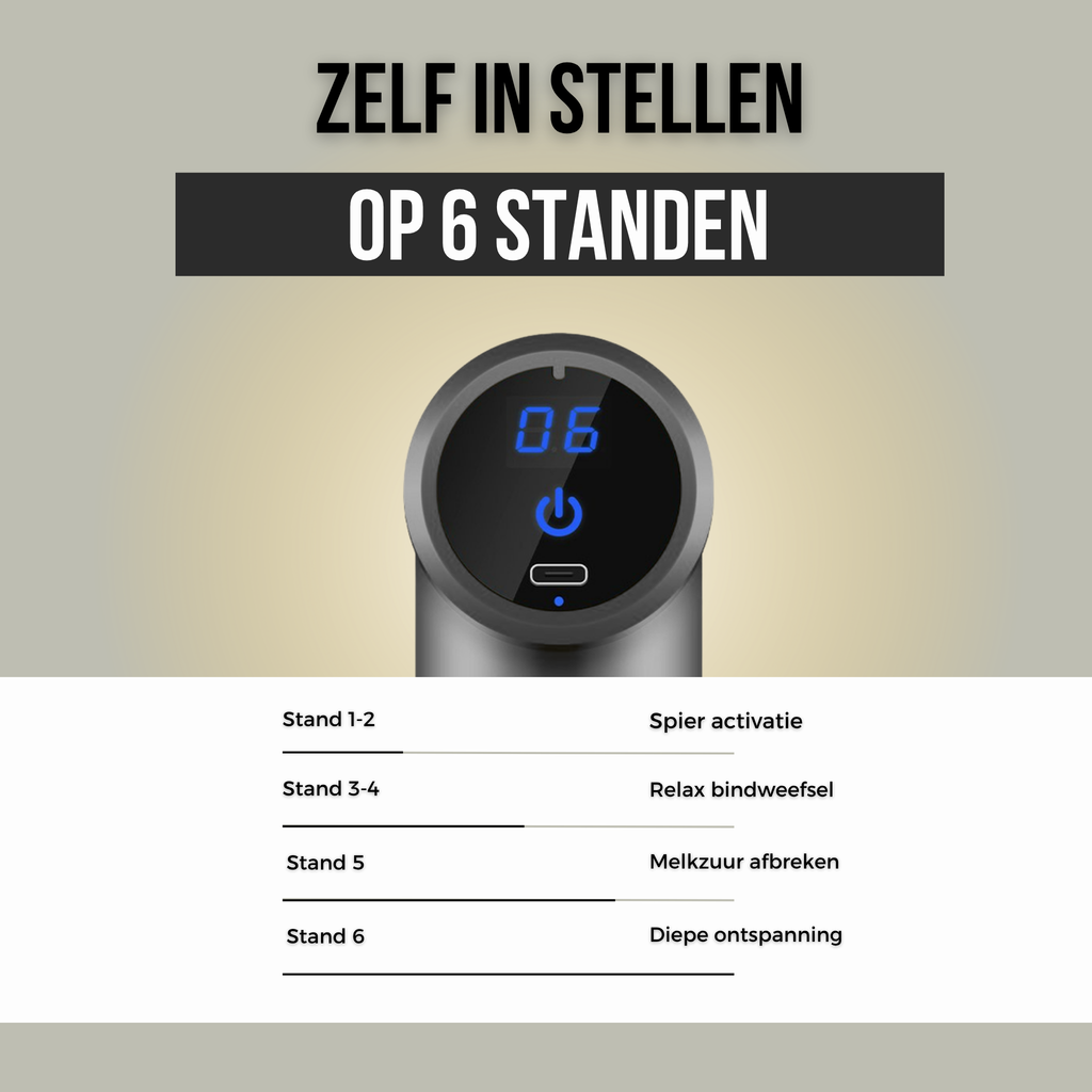 Glow Massage Gun - By Bersako