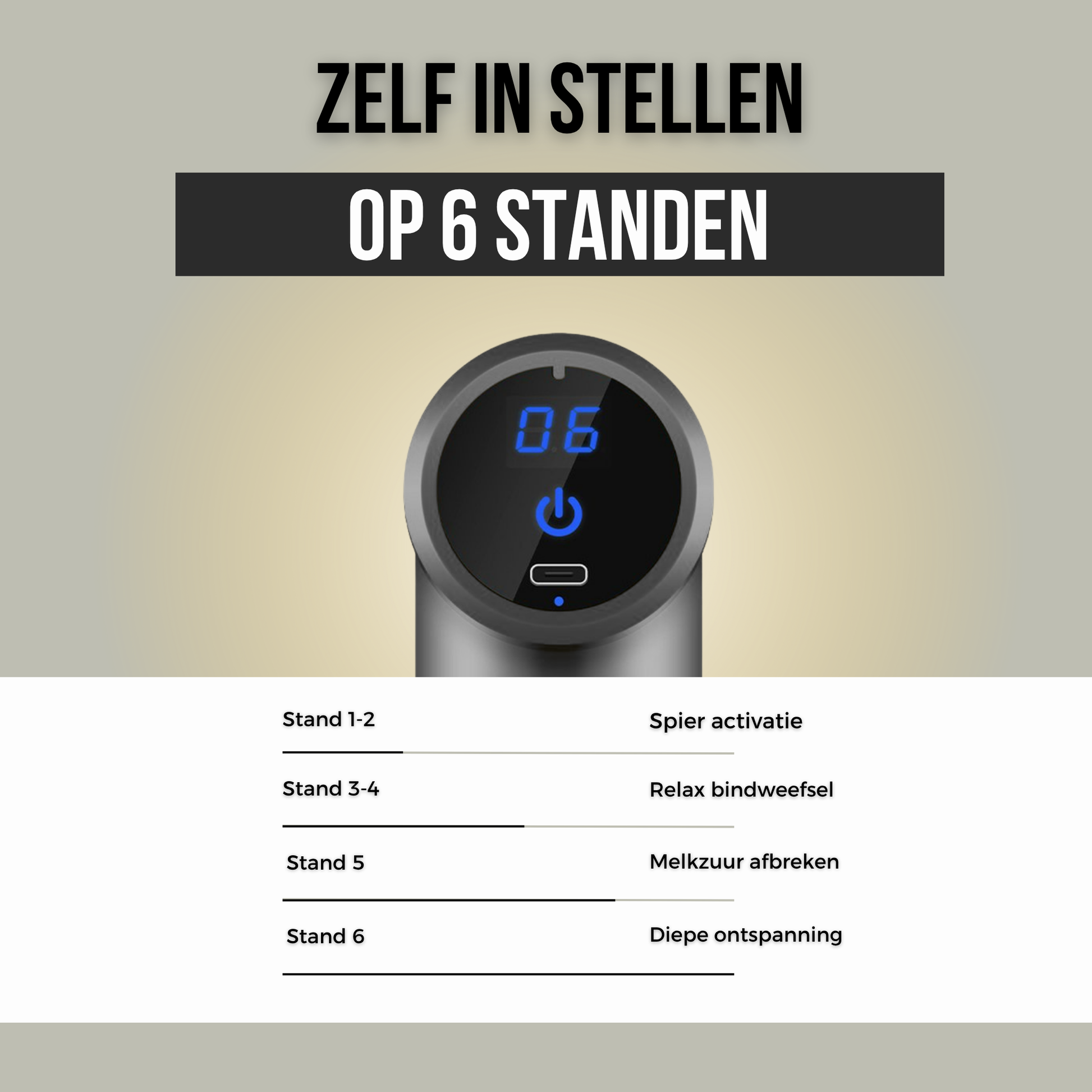 Glow Massage Gun - By Bersako